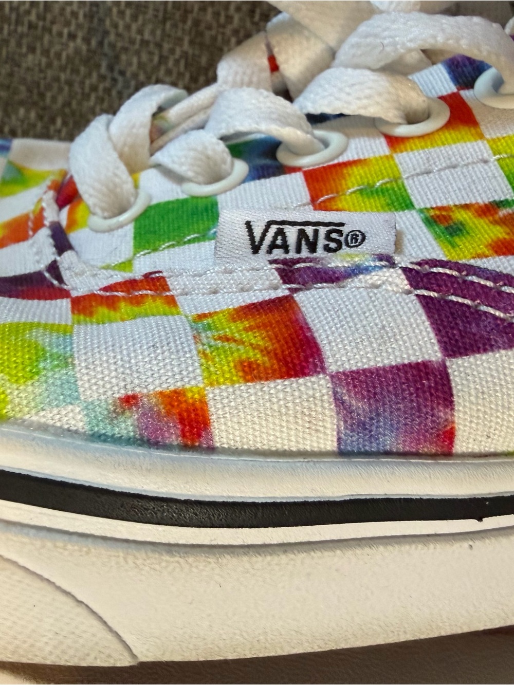 Vans Women’s Checkerboard Comfy Cush Shoes Size 8.5 - Picture 4 of 5